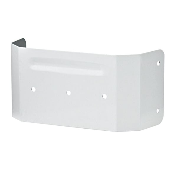 Flex-A-Spout Amerimax 2.5 in. H X 4.5 in. W X 1.75 in. L White Aluminum Downspout Bracket 3PC30W50U - main